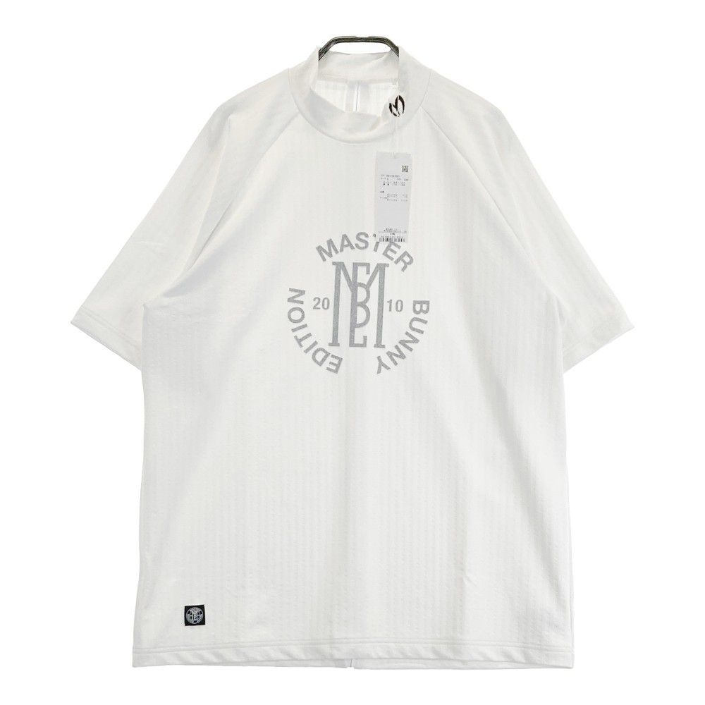サイズ 6 MASTER BUNNY EDITION マスターバニーエディション 2025年モデル ハイネック 半袖Tシャツ ホワイト系 240101275622 ゴルフウェア メンズ ストスト