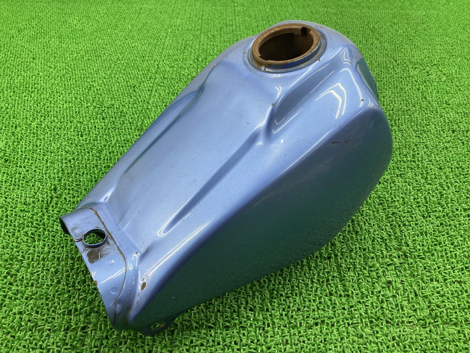 TW200 タンク 純正 TW225 ヤマハ 水色M 部品 | バイク 中古 DG07J