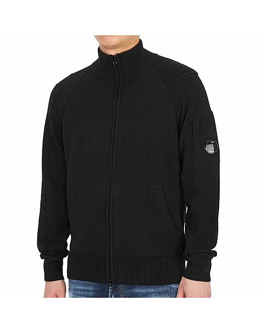 C.P. COMPANY Men's ARM LENS Wool Zip Up Cardigan Regular 11CMKN090A シーピーカンパニー ジップニットカーディガン