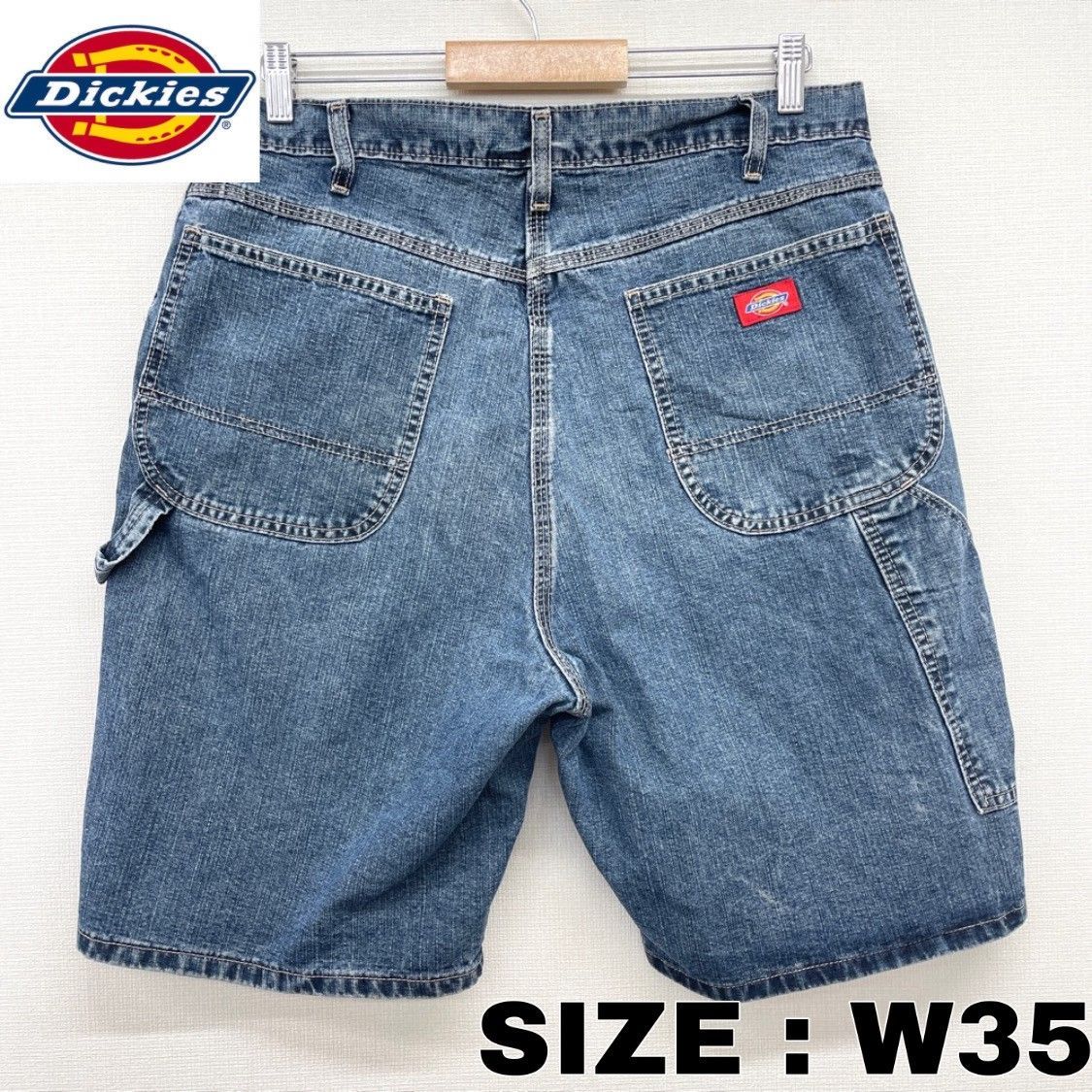 Dickies ディッキーズ デニムペインター半ズボン インディゴ USA古着