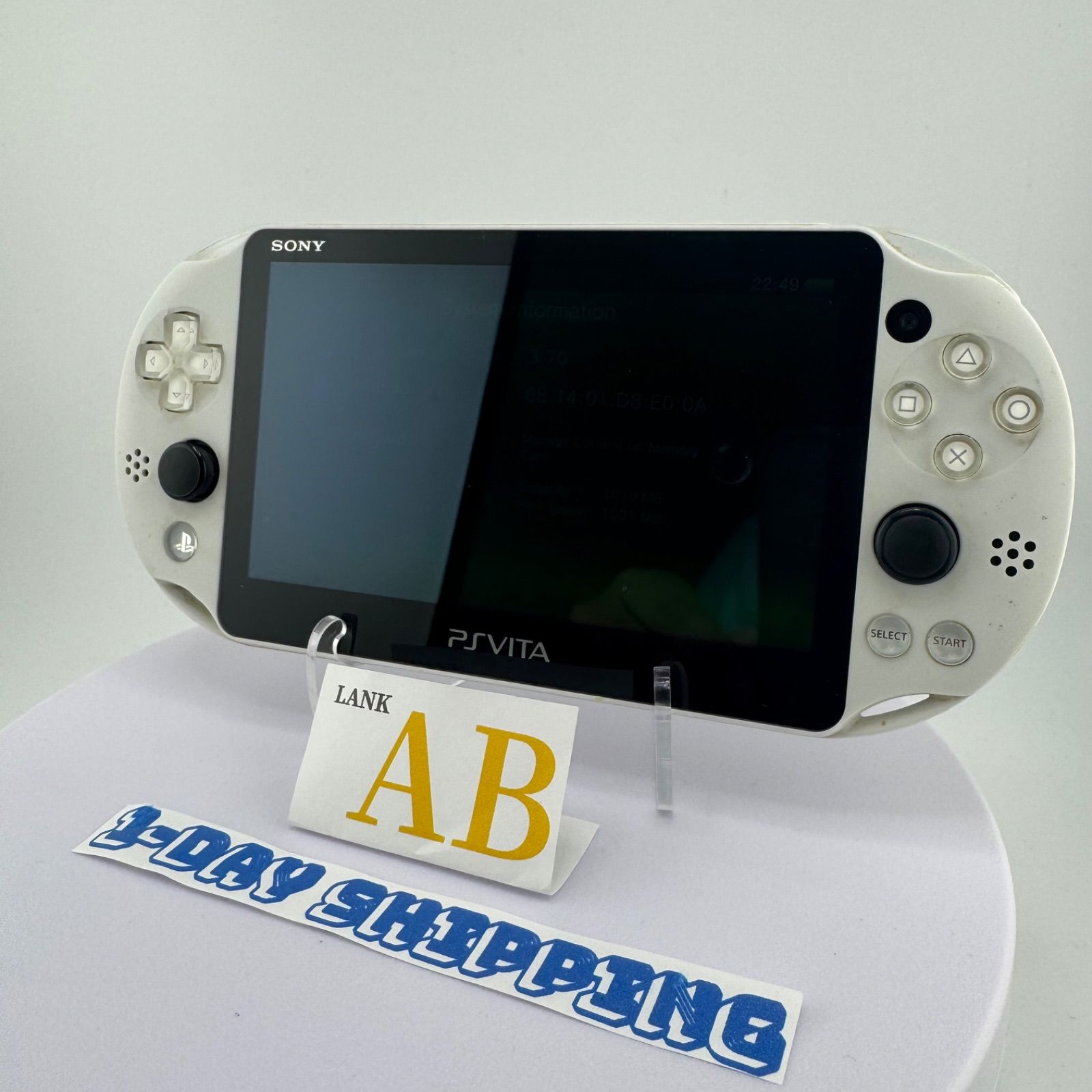 PS Vita PCH-2000 ZA22 Glacier White 動作 済み グレイシャーホワイト ピーエス ヴィータ ソニー PlayStation プレイステーション
