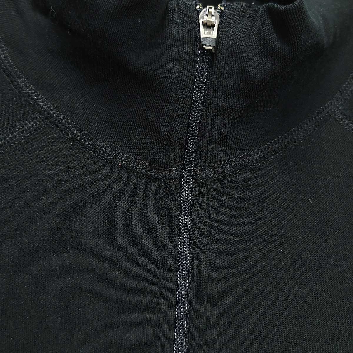 ibex メリノウールベースレイヤー ハーフジップ 長袖シャツ S ブラック 
