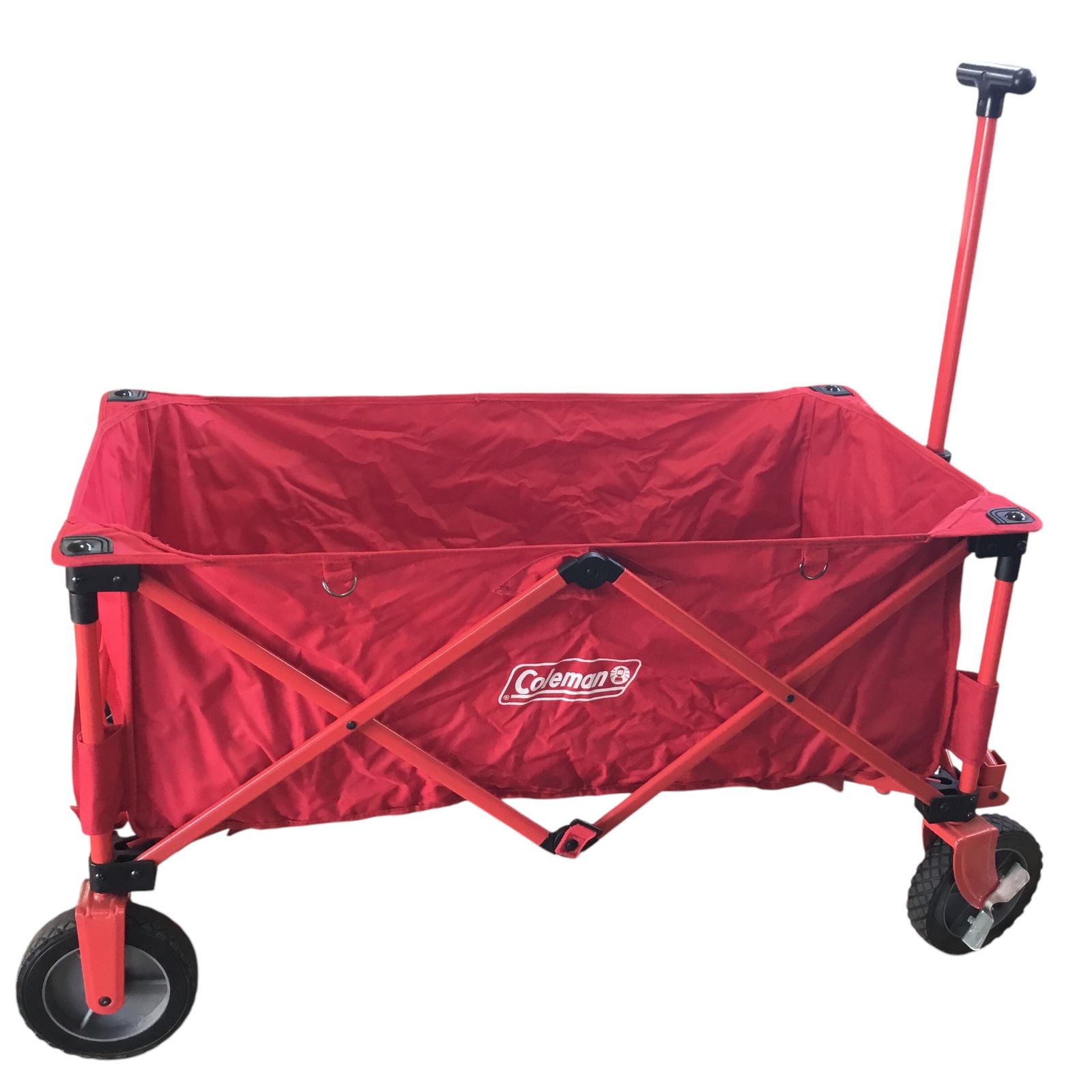 □Coleman コールマン OUTDOOR WAGON アウトドアワゴン 赤 中古