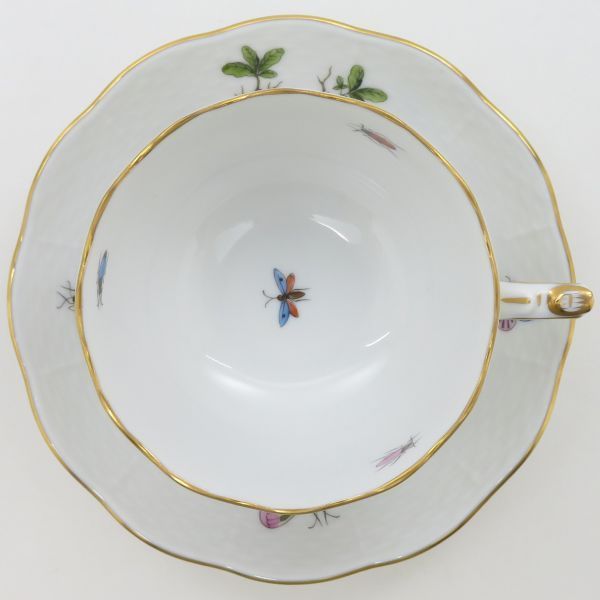 ヘレンド カップ＆ソーサー□ロスチャイルドバード ティーC&S 5