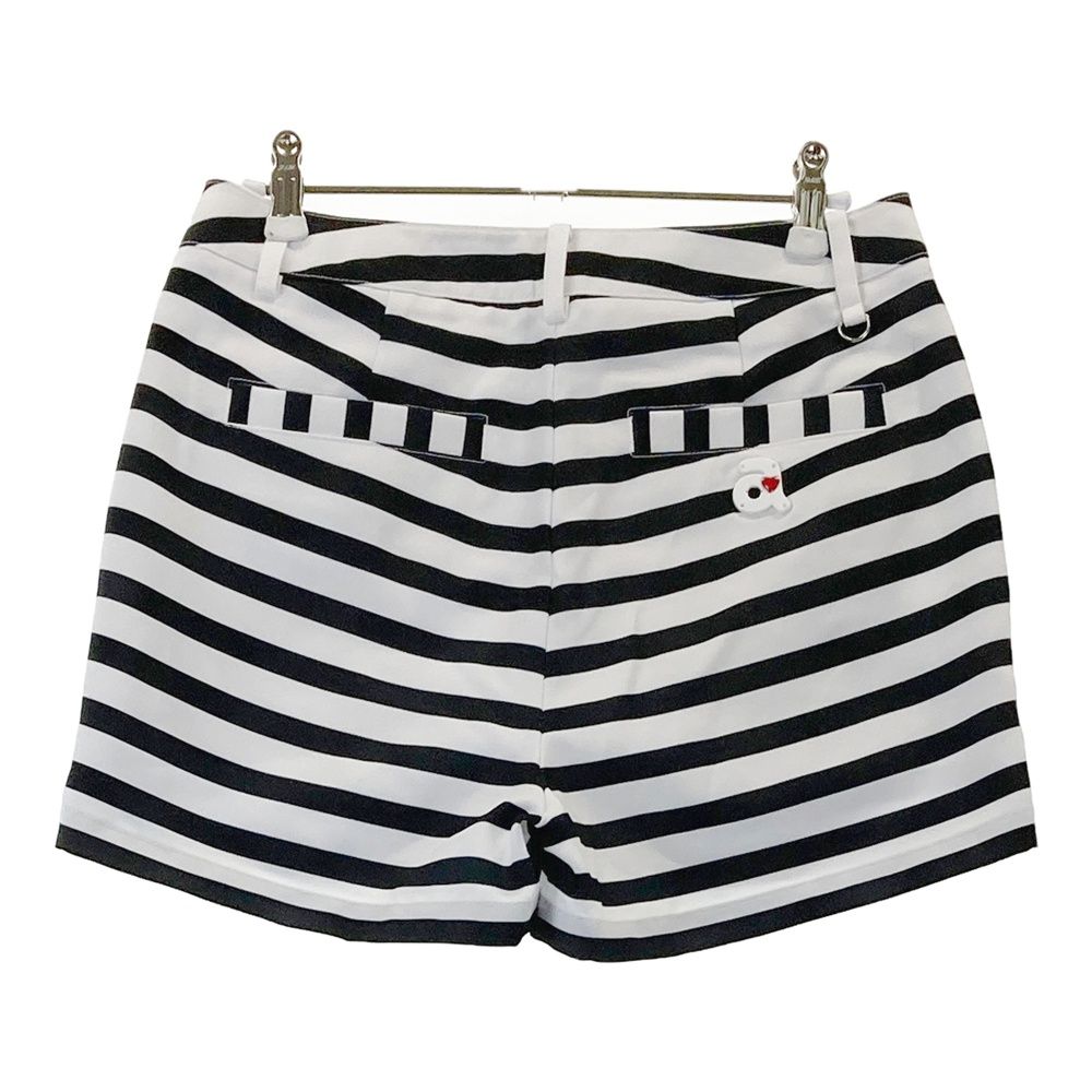 サイズ：36 ARCHIVIO アルチビオ ショートパンツ ボーダー柄 ホワイト