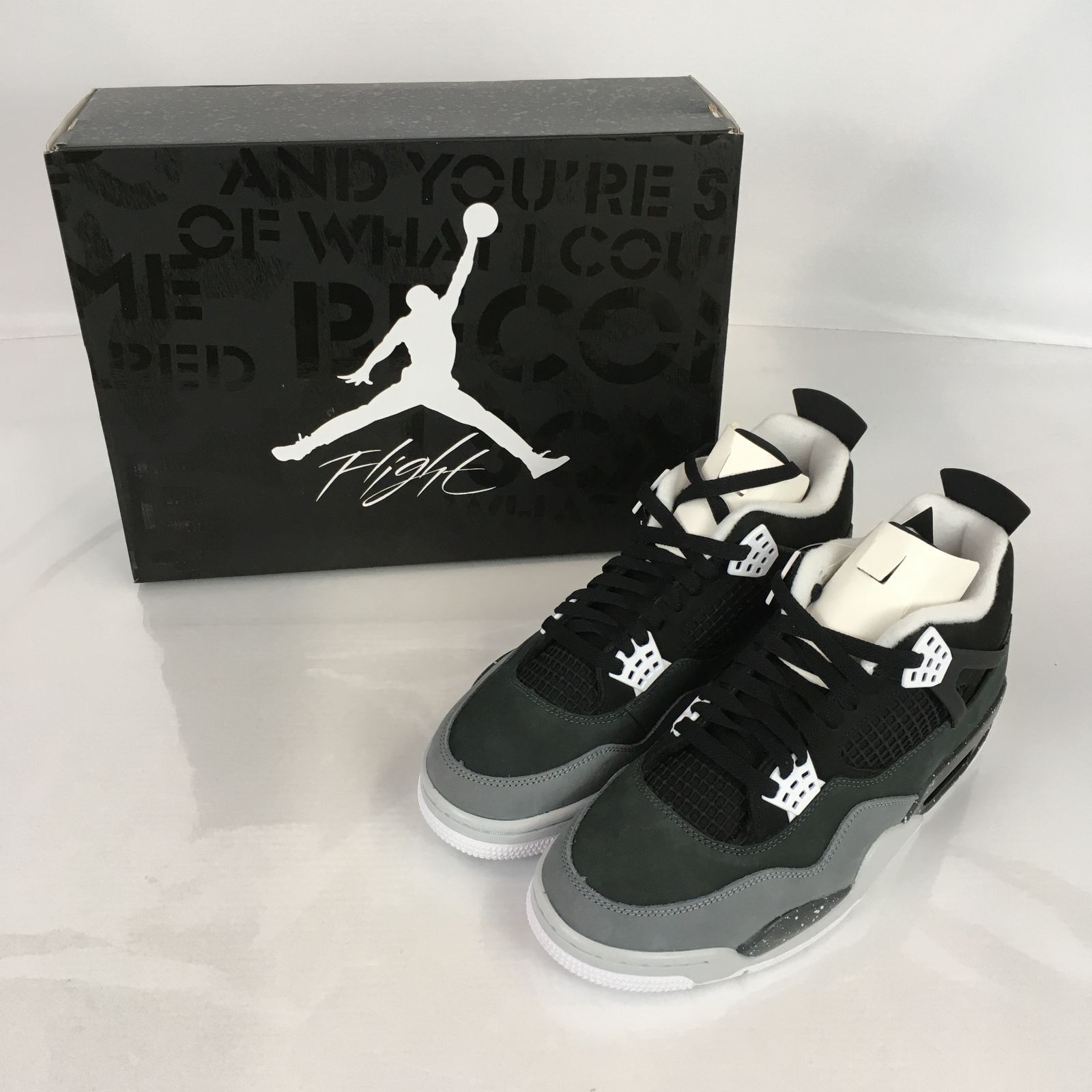 美品‼️AIR JORDAN 4 RETRO メンズ27cm jordan men air jordan 4 retro black white anthracite black