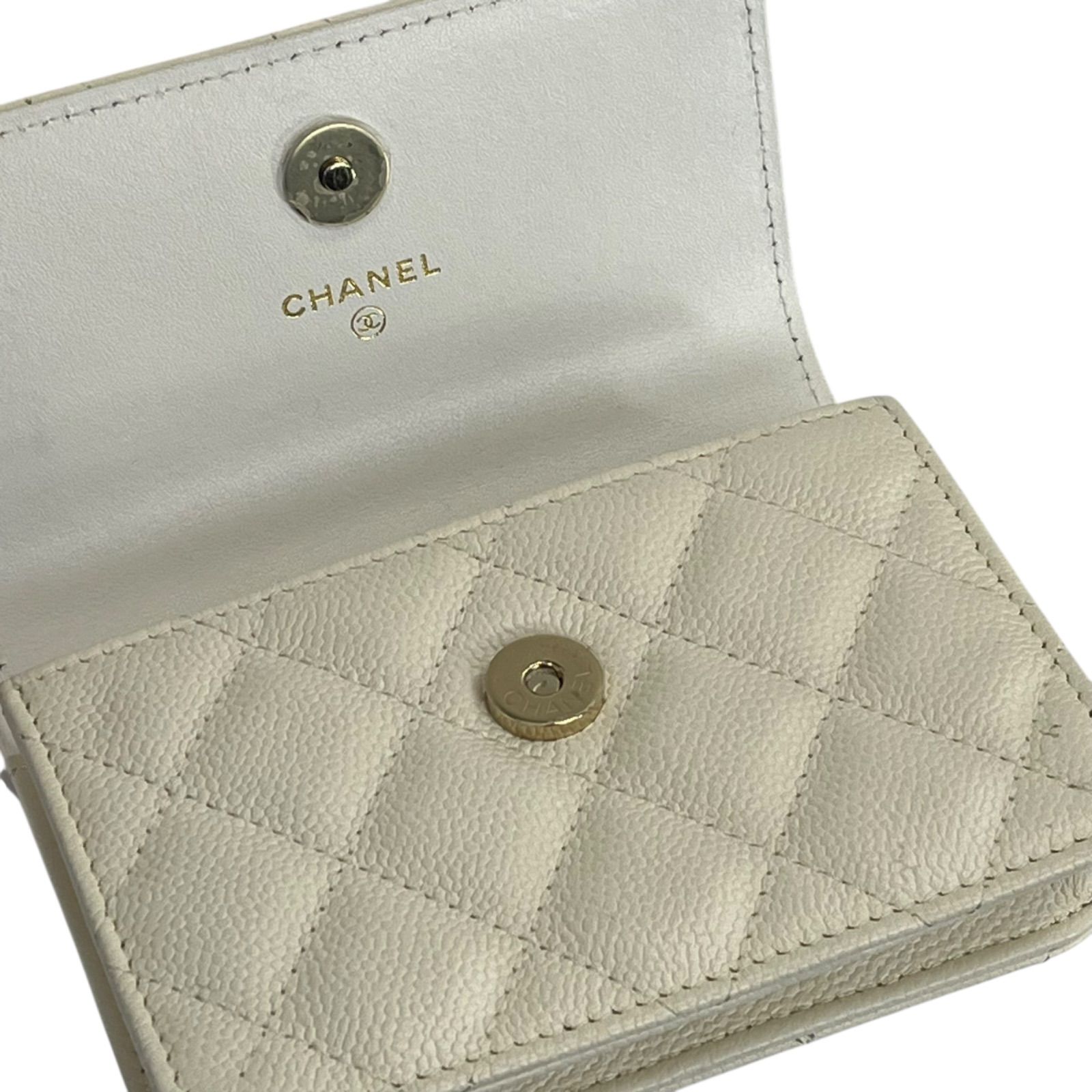 ○美品 シャネル CHANEL チェーン リボン マトラッセ ミニ