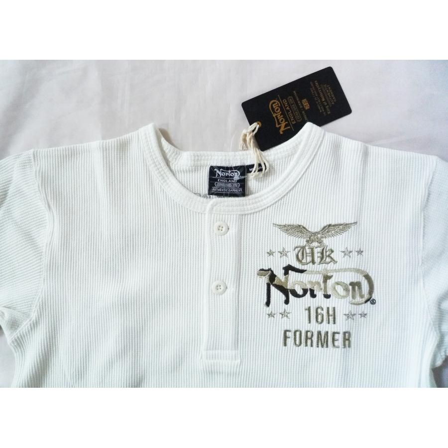 Norton ノートン 服 長袖 Tシャツ ノートン サーマルヘンリーネック 