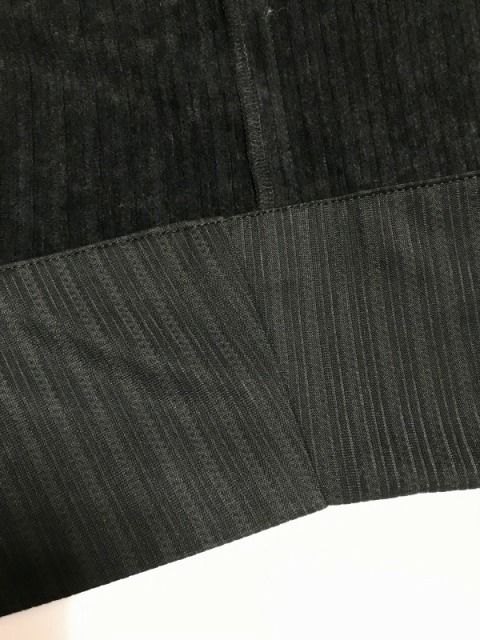 羽織 黒縞柄レース