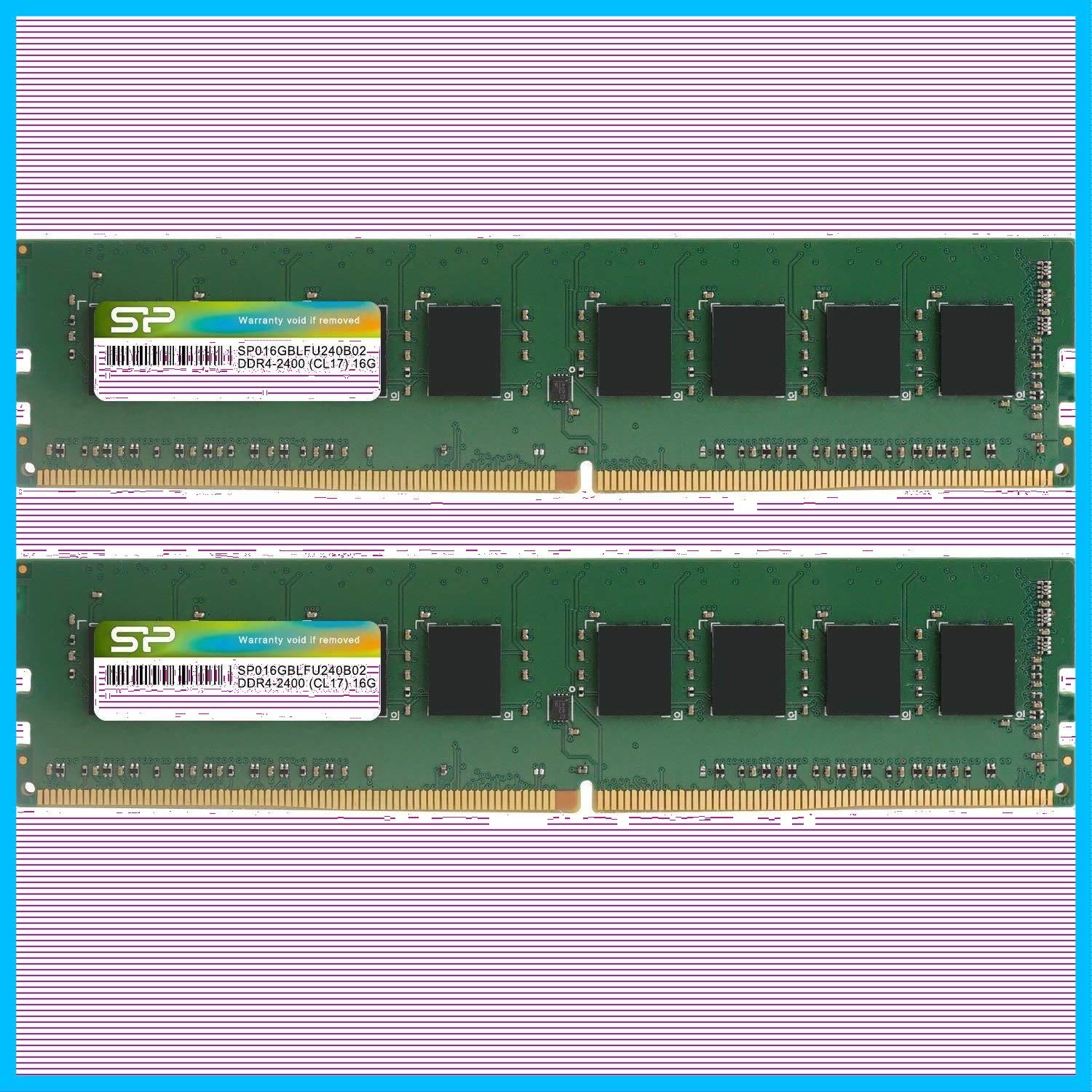 在庫セール】CL17 1.2V 288Pin 16GB×2枚 SP032GBLFU240B22 DDR4-2400