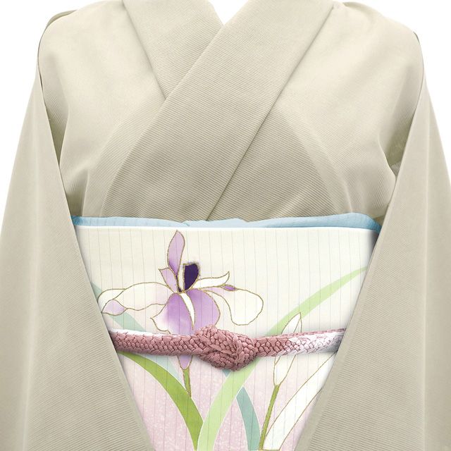 新古品】 夏物 名古屋帯 未使用 正絹 絽 手染め 手描き 作家物