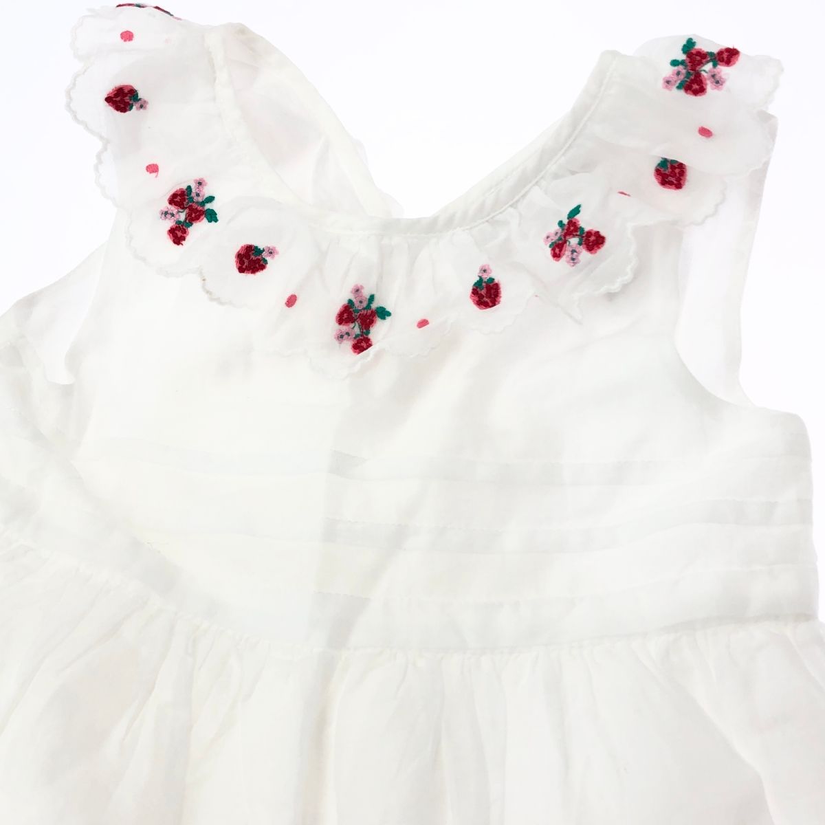 Dior ホワイト フリル ワンピース 95cm以下 baby Dior（ワンピース）の