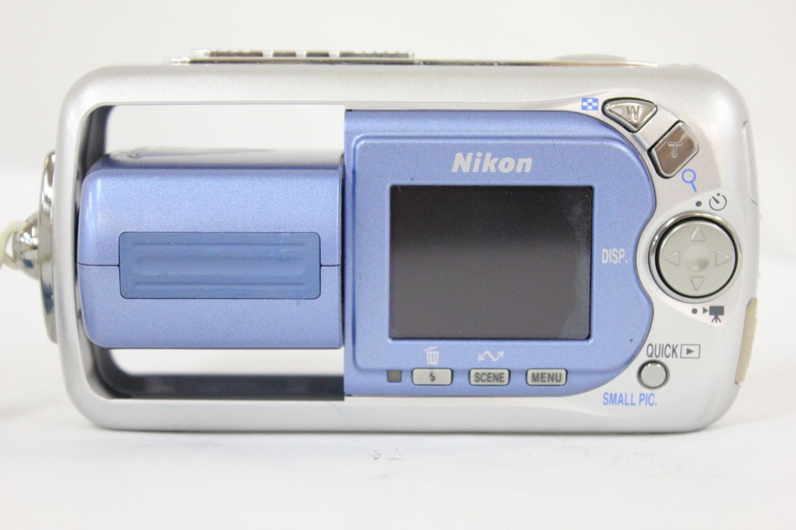 返品保証】 ニコン Nikon Coolpix E2500 ブルー 3x バッテリー