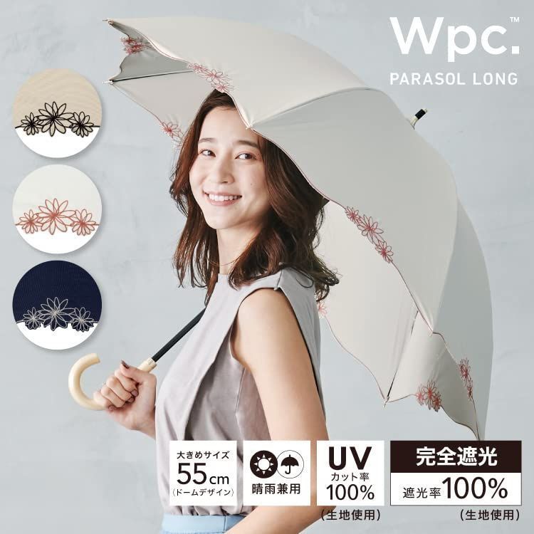 新品未使用！Wpc 折りたたみ傘 晴雨兼用 大きめ オーガンジー 日傘