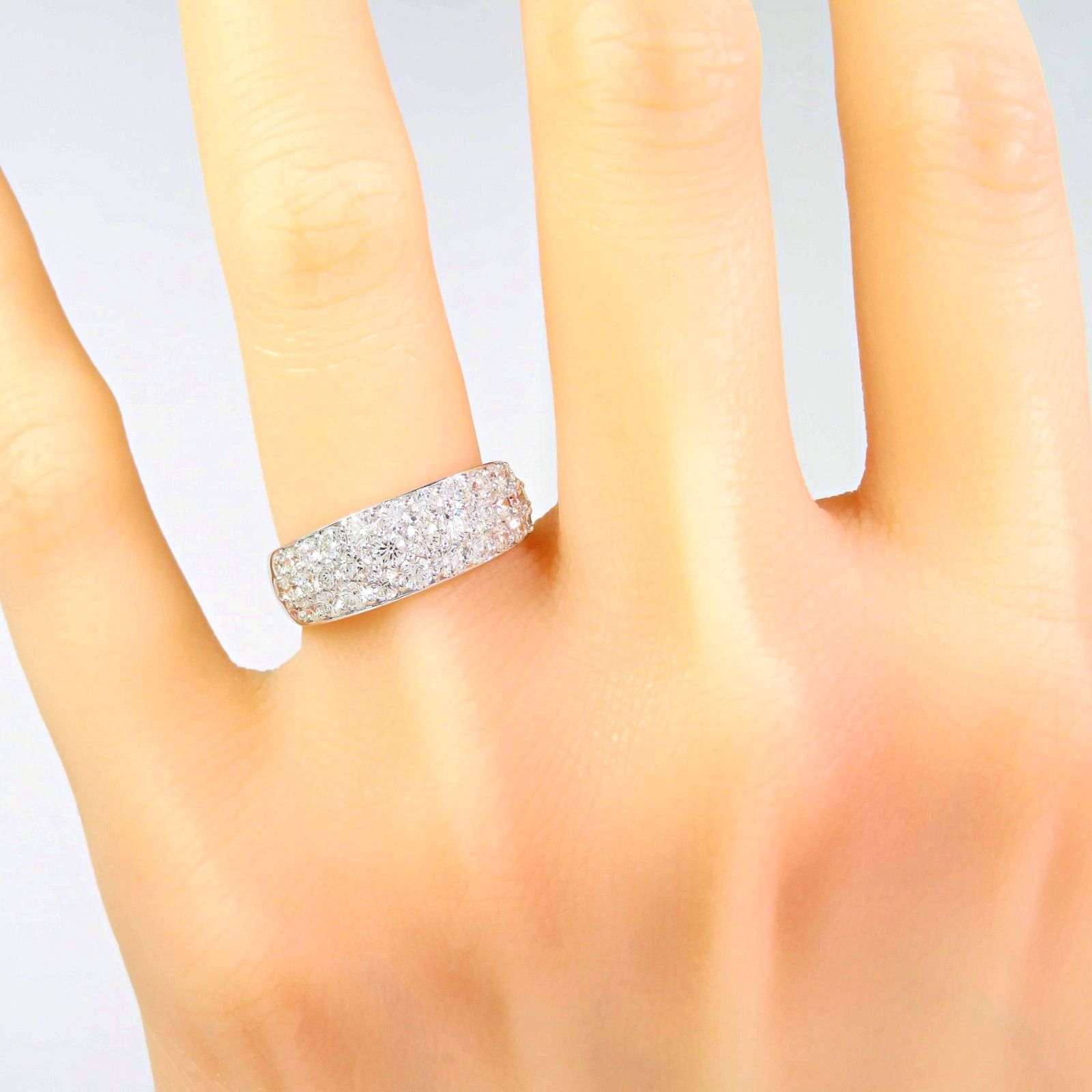 MIKIMOTO ミキモト K18 ダイヤモンド1.50ct リング #11 ホワイト 