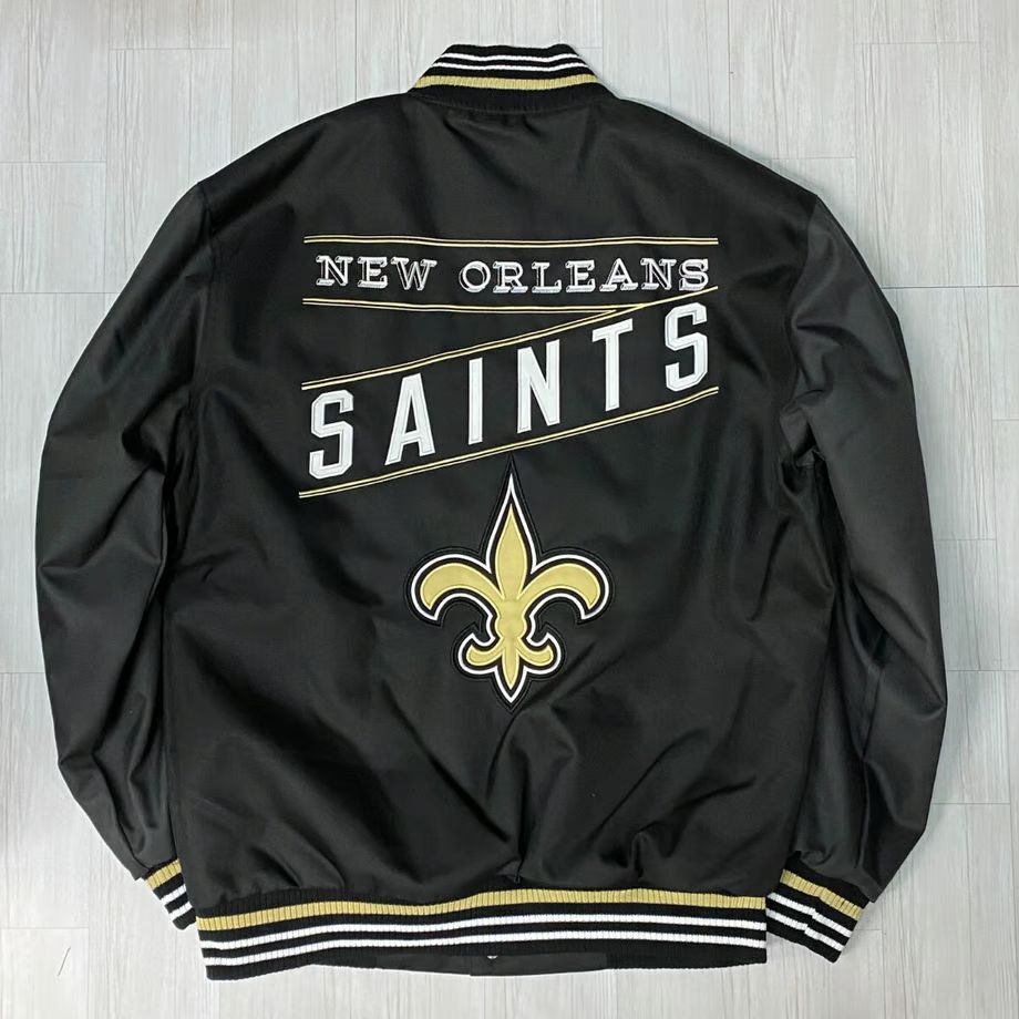 NFL公式 JHデザイン Saints ニューオーリンズ セインツ スタジアムジャンパー