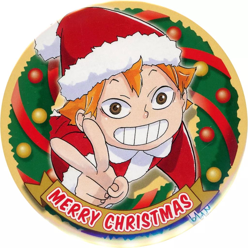 ハイキュー！！ 最高 日向翔陽 クリスマス特製缶バッジ2018 ハイキュー