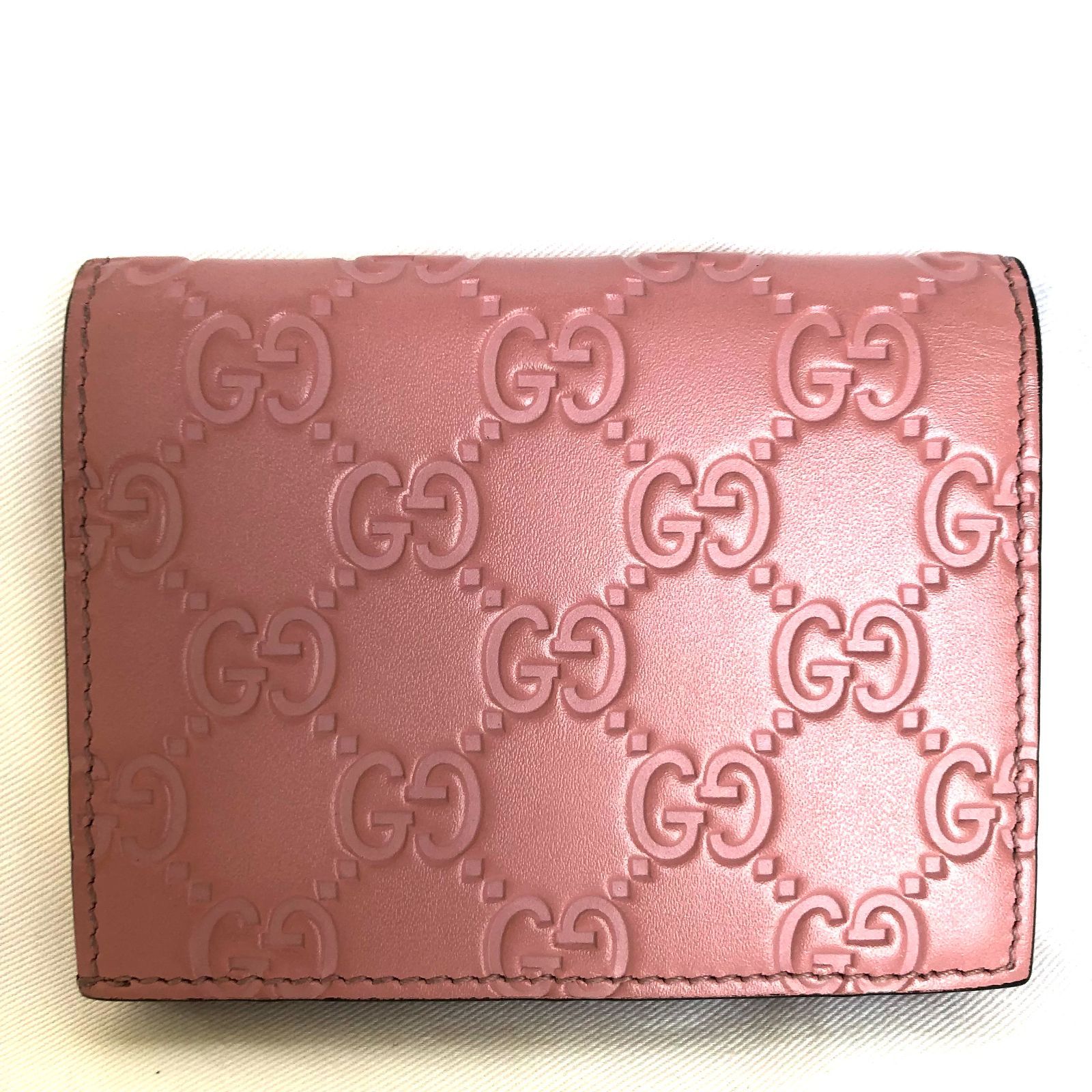 美品 GUCCI 名刺入れ ピンク-