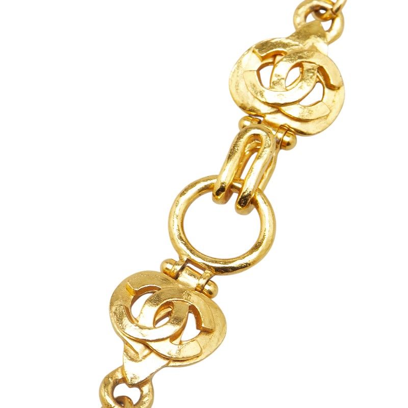 シャネル ヴィンテージ ココマーク フェイクパール ゴールド メッキ  