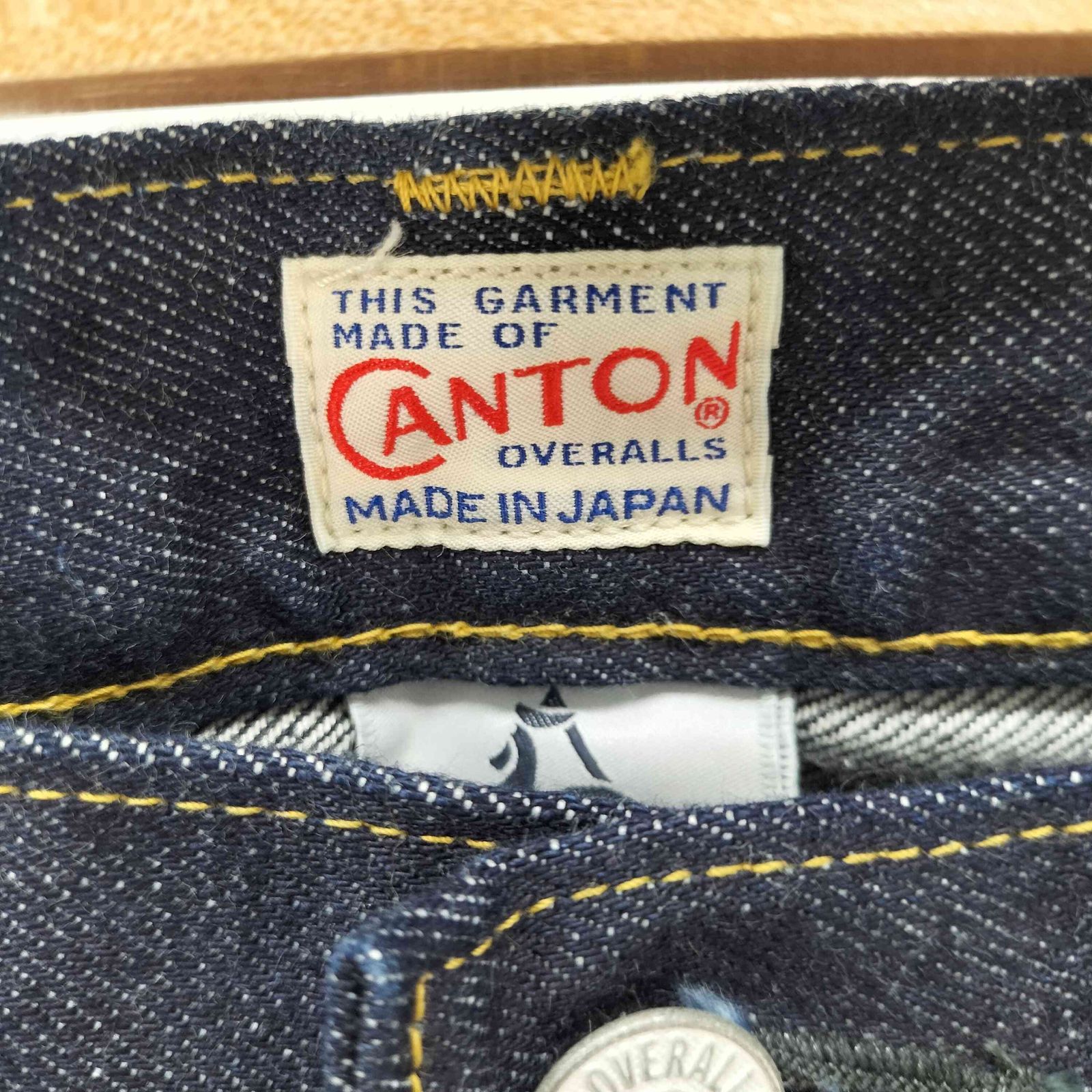 キャントンCANTON 日本製　ペインターパンツ ボタンフライ 38インチ キャントンCANTON 日本製 ペインターパンツ ボタンフライ 38