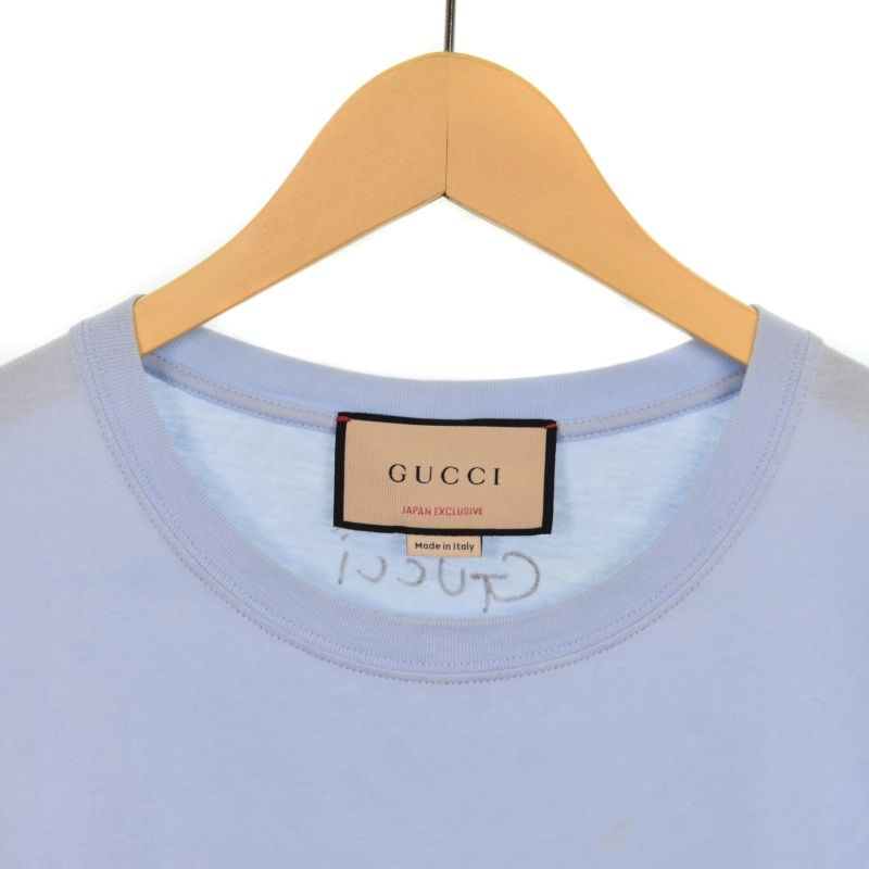 GUCCI ヒグチユウコ ライトブルー Tシャツ グッチ GUCCI × ヒグチユウコ HIGUCHI YUKO Short Sleeve T
