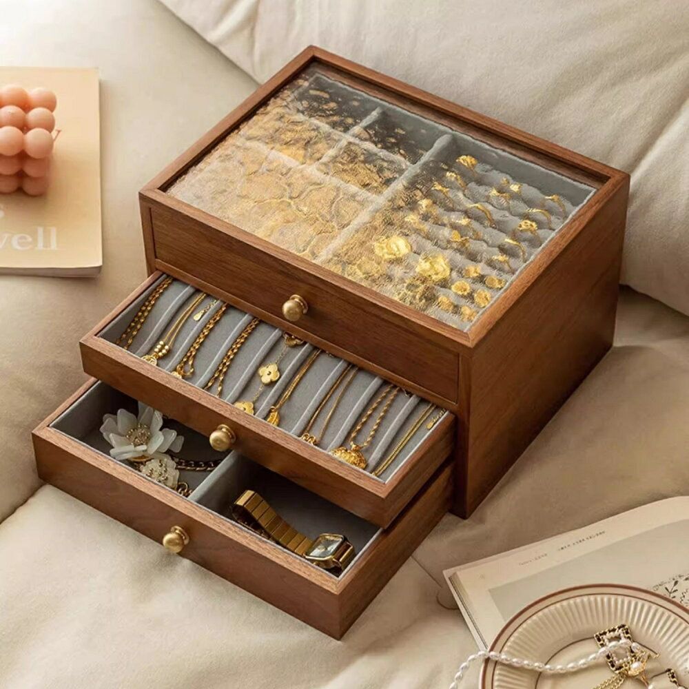 宝箱　ジュエリーボックス　シルバー トランク型金庫 鍵付き 宝箱 ジュエリーボックス シルバー トランク型金庫 鍵付き 【楽天市場