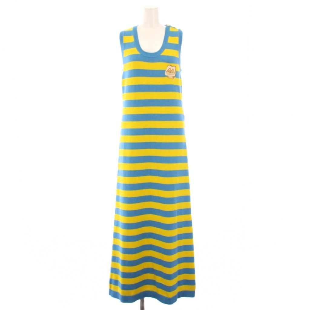 グッチ GUCCI 23AW フレアワンピース マキシ ロング ニット