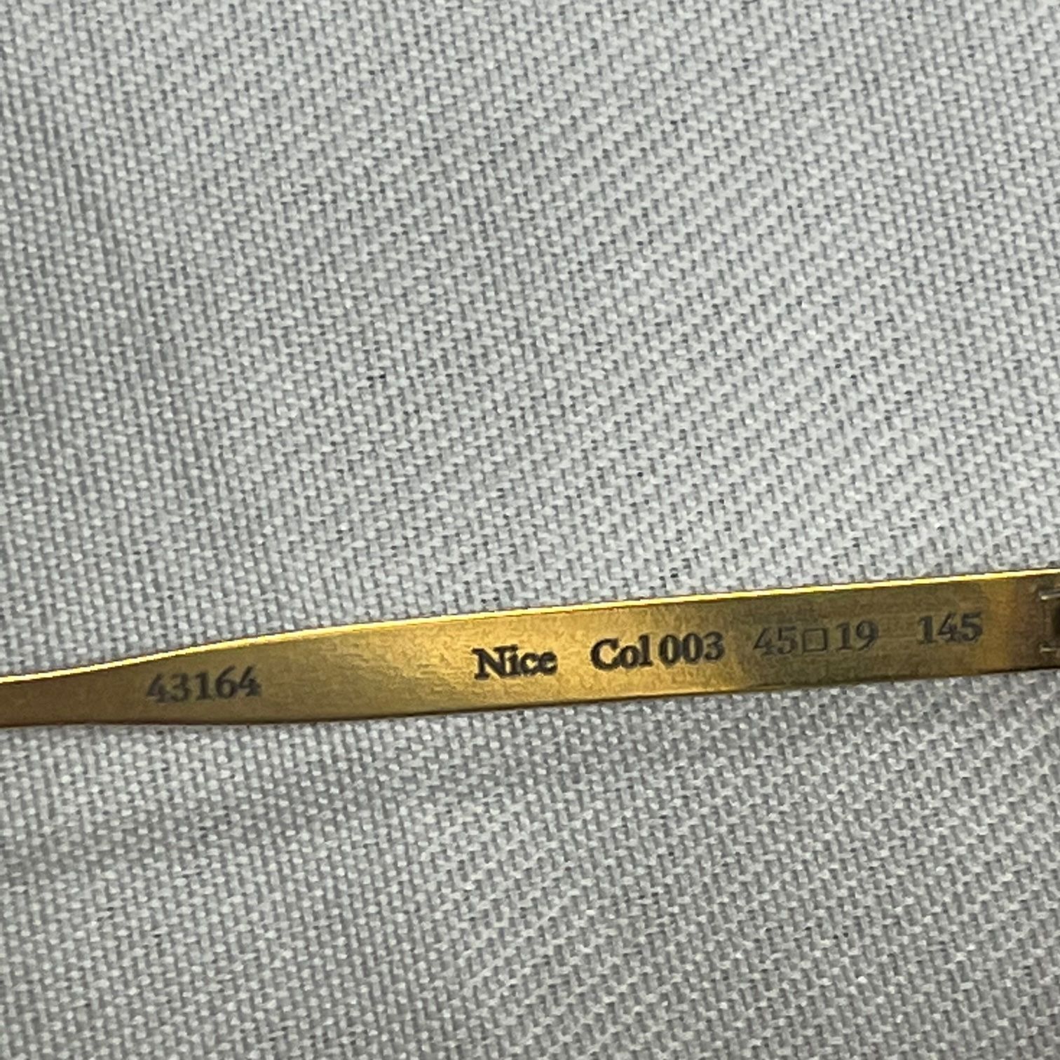 新品 Haffmans & Neumeister Nice ニース サングラス メガネ ゴールド 