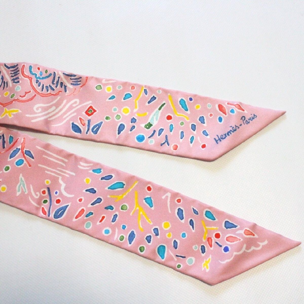 HERMES エルメス ツイリー Isola di Primavera 春の島 シルク100