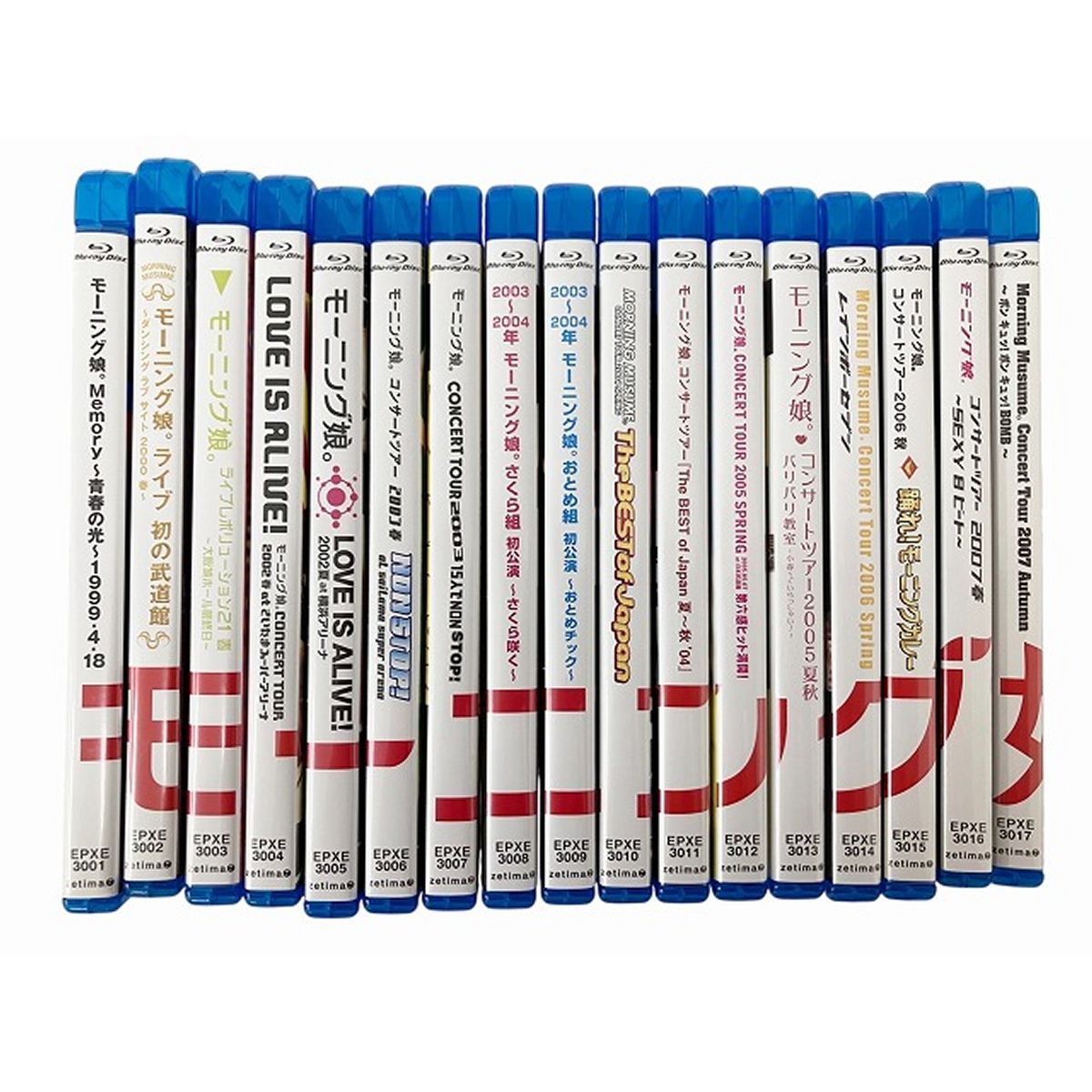 Zetima モーニング娘。 EPXE 3001-3017 Blu-ray 17枚セット