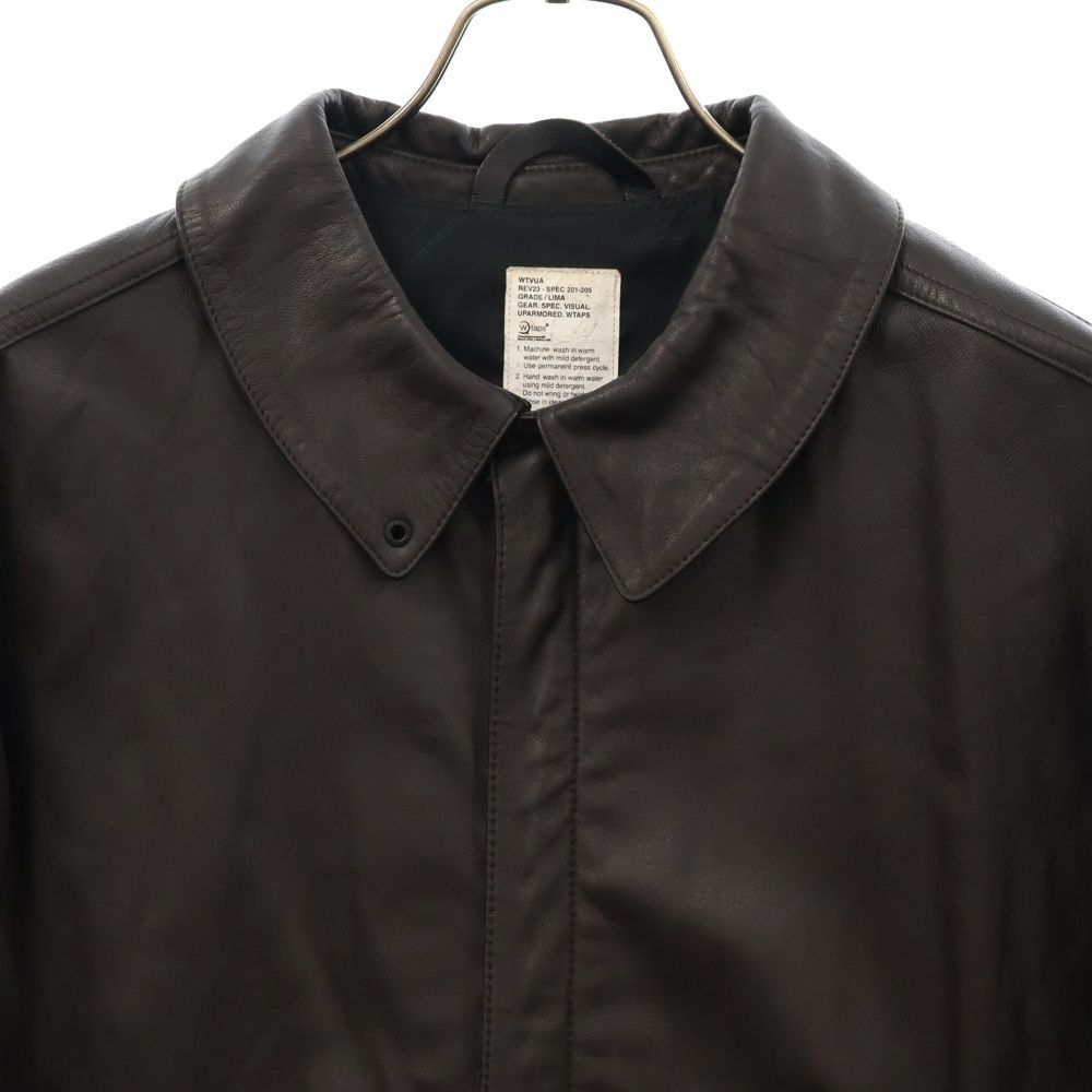 WTAPS (ダブルタップス) A-2 ラムレザー レザージャケット
