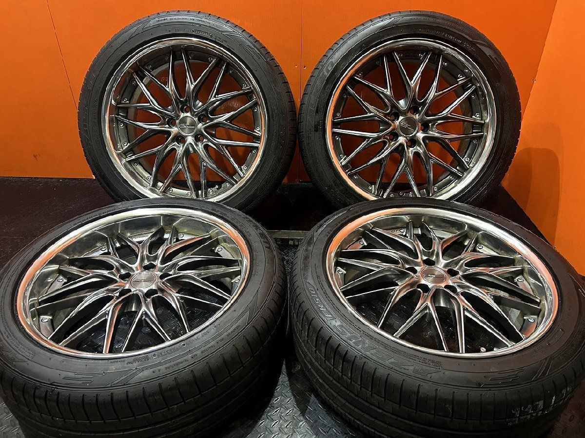 【FALKEN 255/45ZR20】夏タイヤ【WORK シュバート クヴェル 20インチ 9J5HPCD112+40】20年製 バリ溝 ベンツ/GLC audi/Q5等(VTI120) FALKEN 255/45ZR20】夏タイヤ【WORK シュバート クヴェル 20インチ