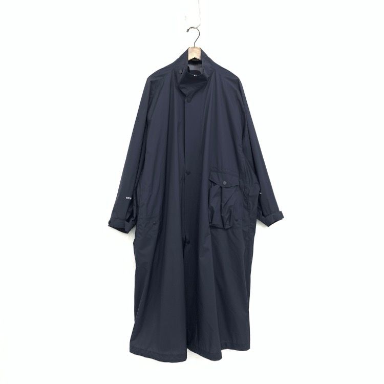 Hyke ハイク pertex military coat navy ネイビー - ステンカラーコート