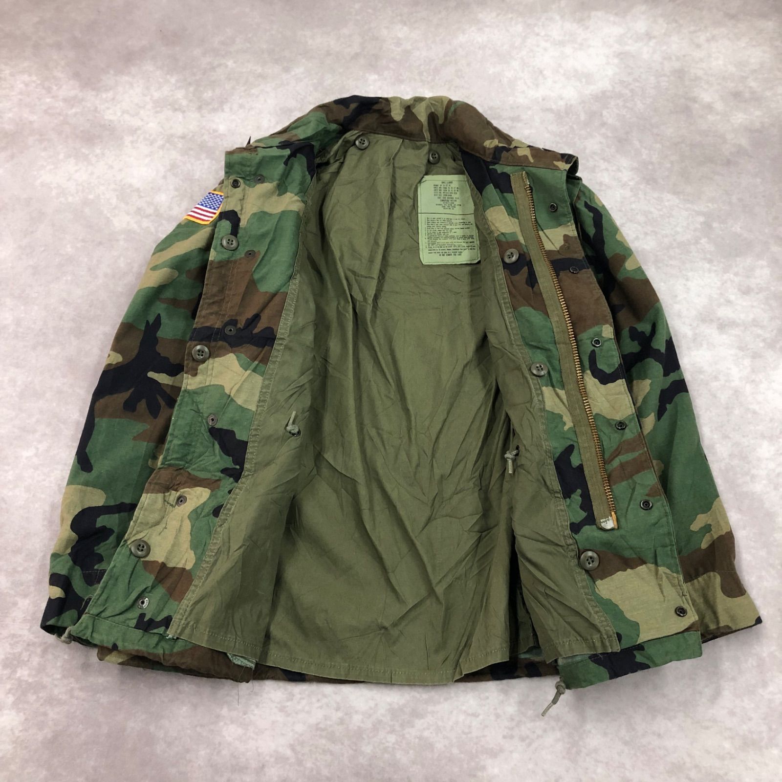 米軍実物 U.S.ARMY M-65 ワッペン 刺繍 カモフラ 迷彩柄 フィールド 