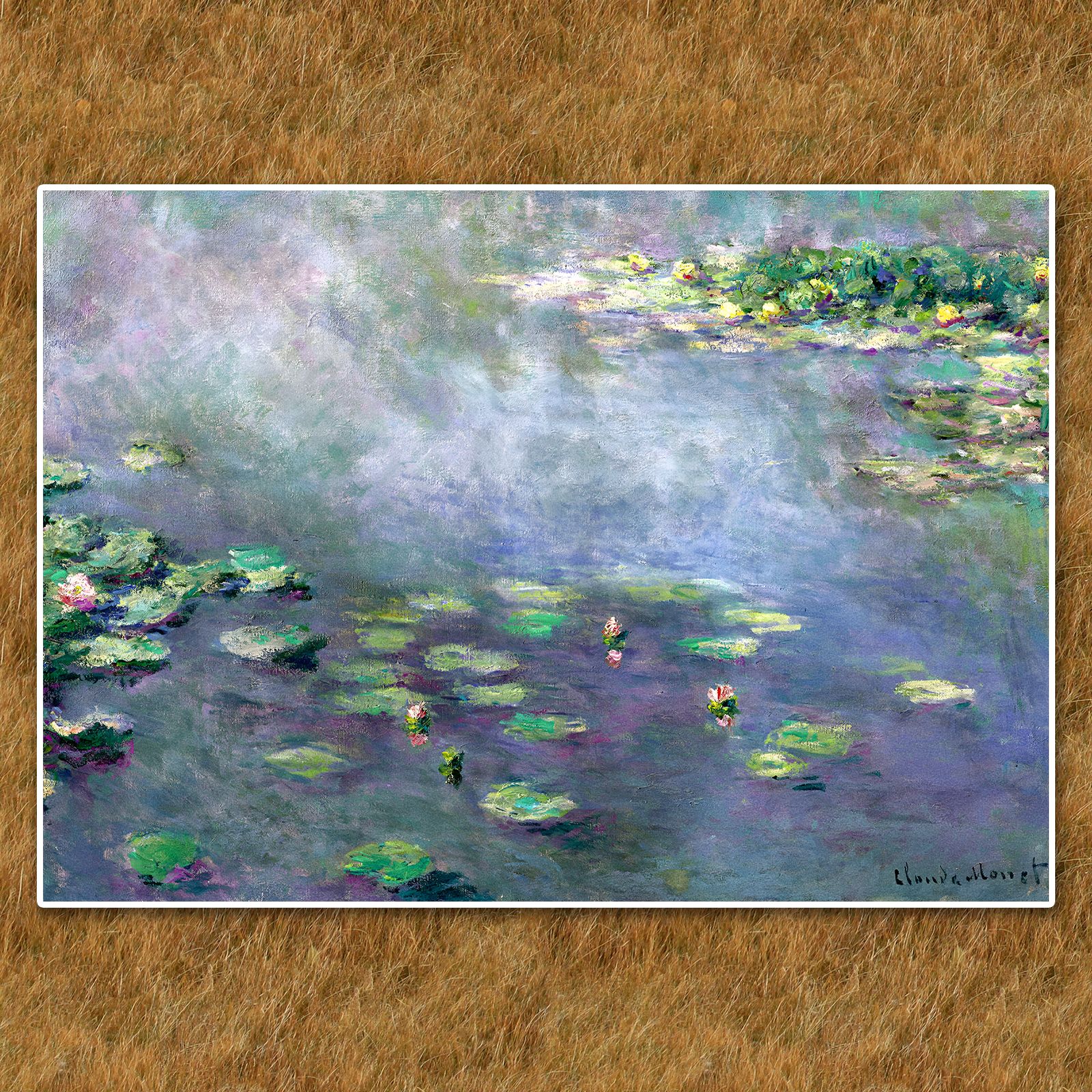 モネ『睡蓮 (Water Lilies)〈20〉』複製画【額入り】 - メルカリ