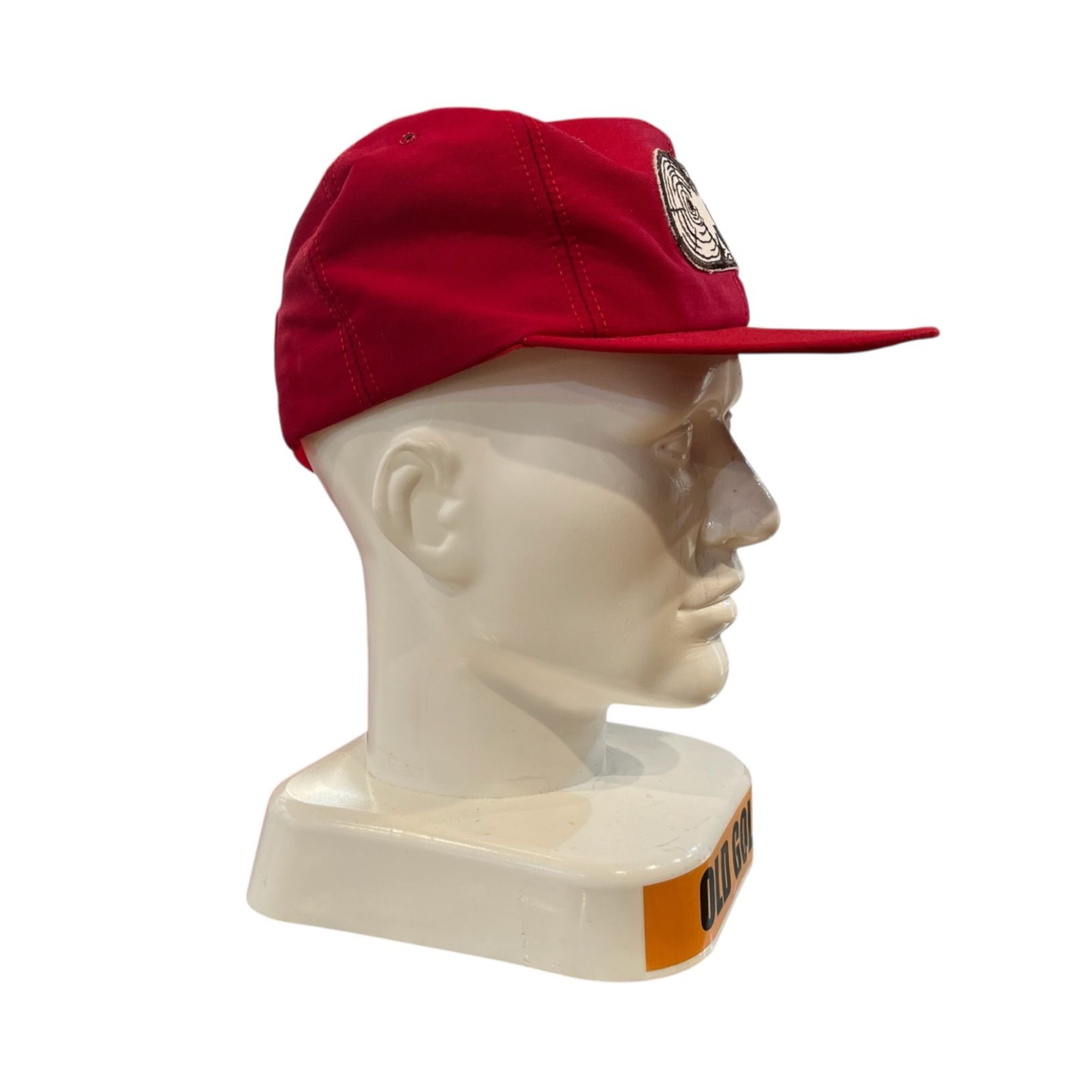 ヴィンテージ トラッカーキャップ USA製 アメリカ製 80s 企業ロゴ 刺繍