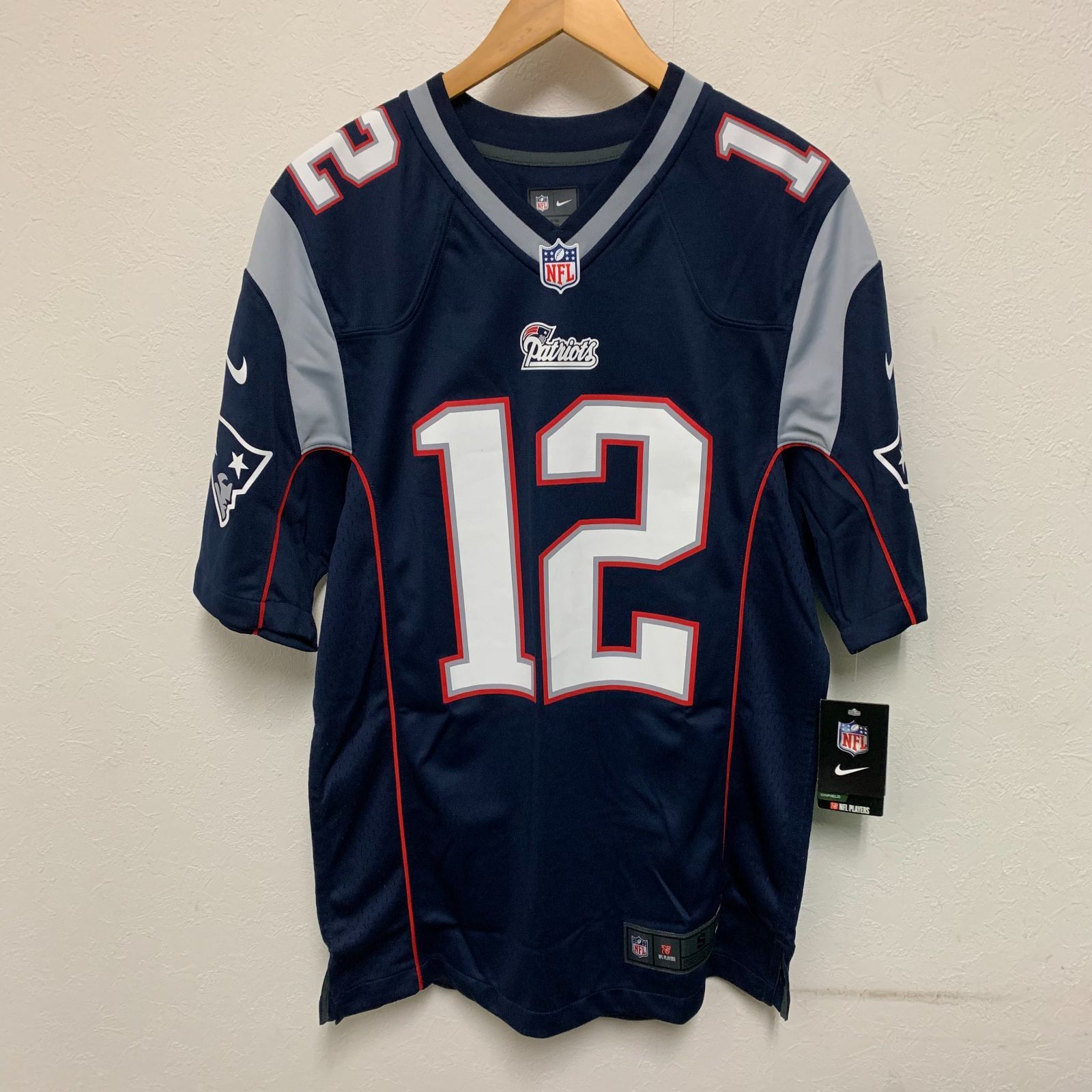 NFL✖️NIKE ペイトリオッツ アメフトゲームシャツ 〇NIKE ナイキ NFL ペイトリオッツ PATRIOTS アメフト ゲームシャツ
