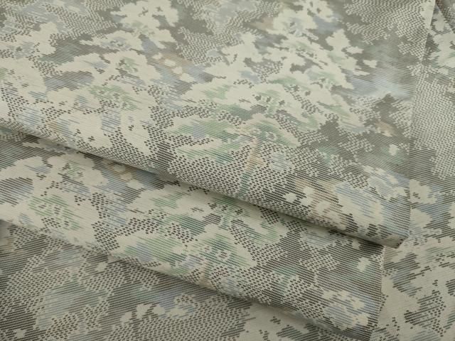 平和屋着物○本場大島紬 白大島 樹林文 正絹 逸品 AAAZ3805ck