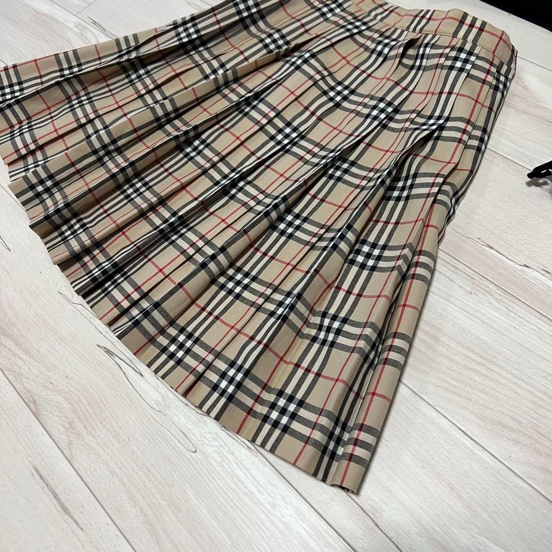 ノバチェック柄 プリーツスカート