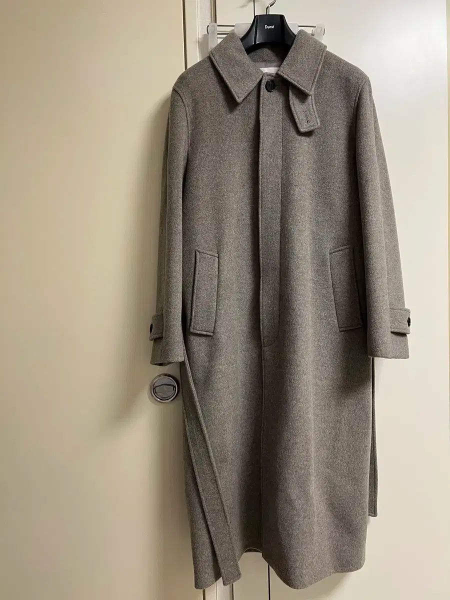 Dunst(ダンスト) 24fw ベルト付き ウール ステンカラーコート L
