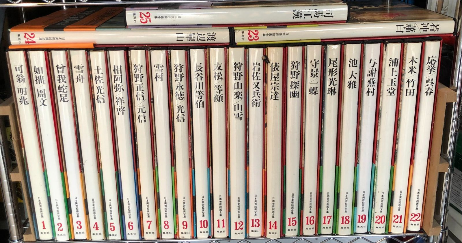 変革のパワーを授ける・願望成就 日本美術絵画全集 集英社 全25冊