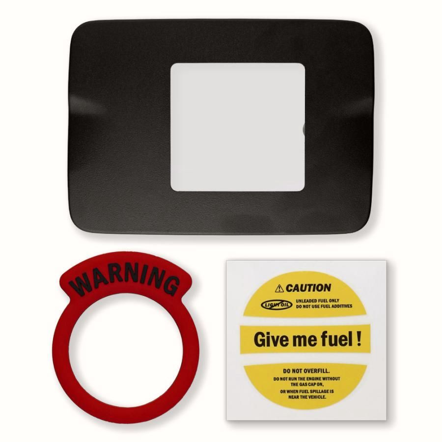 送料無料 スペーシア スペーシアカスタム スペーシアギア MK94S MK54S フューエル リッド カバー ステッカー 2色 リング セット ガラス パーツ