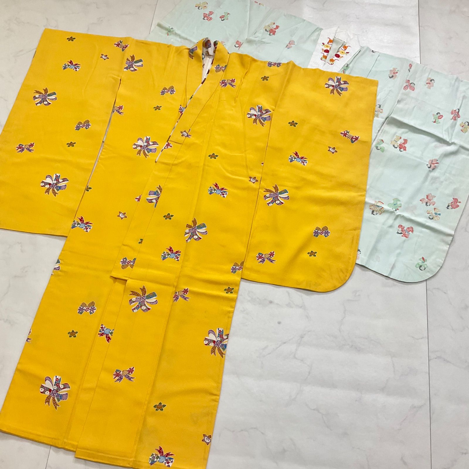 季節・年中行事 ◇kimono+one◇美品◇7歳用◇子供着物◇最高級友禅
