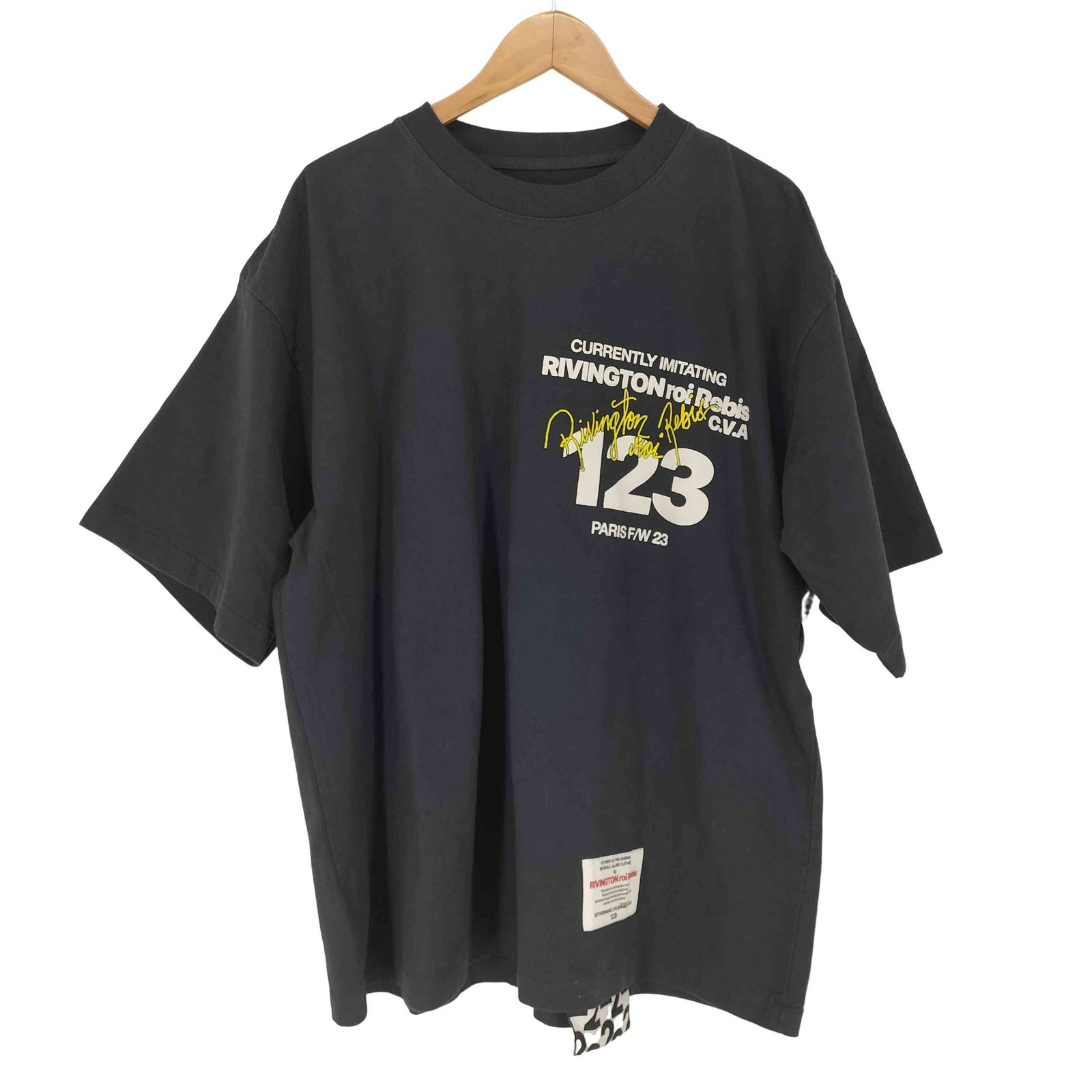ユーズドフルギ USED古着 {{Rivington roi Rebis}} 23AW CVA IMITATION OF PARIS TEE  street メンズ JPN：2 