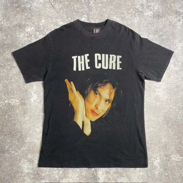 90's 90s giant THE CURE S/S プリントTee バンドTee バンT ザキュアー ...