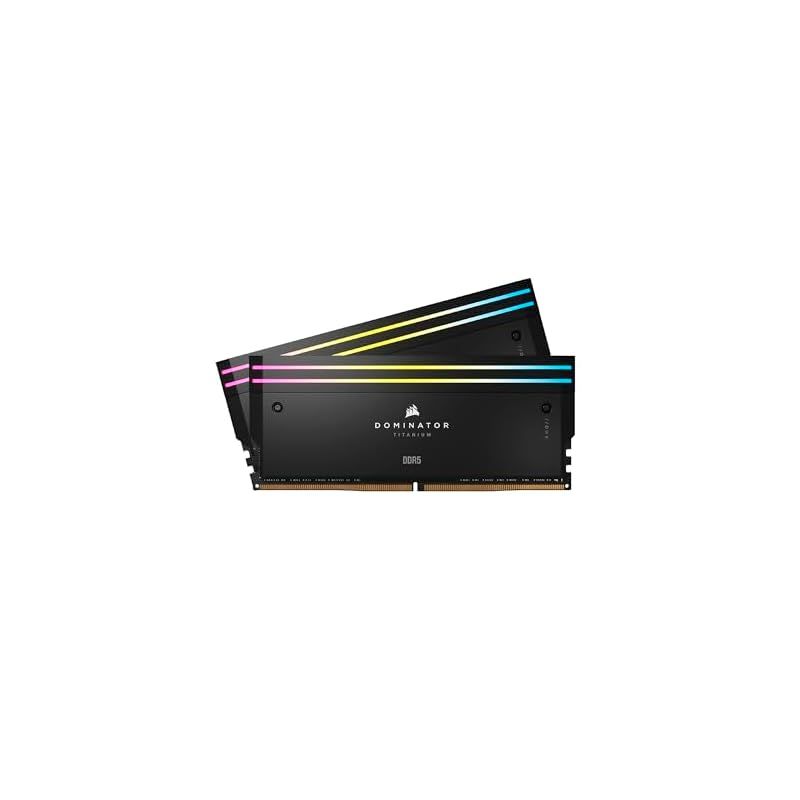 CORSAIR DDR5-7200MHz デスクトップPC用メモリ DOMINATOR TITANIUM DDR5シリーズ PC5-57600 Intel XMPメモリキット 32GB ブラック 16GB×2枚 CL34 CMP32GX5M2X7200