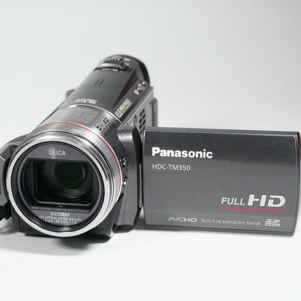 カメラ Panasonic パナソニック HDC-TM350 グレー 動作OK 返金保証 /2158