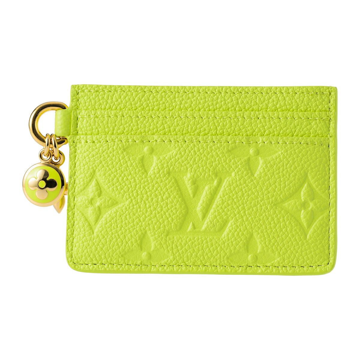 ルイヴィトン Louis Vuitton カードケース ポルト カルト LV チャーム ゼスティライム