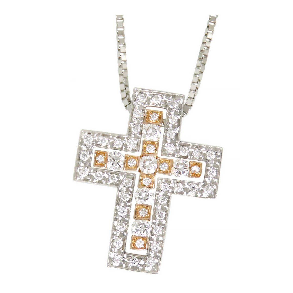 中古】 ダミアーニ Damiani K18WG ネックレス ダイヤモンド