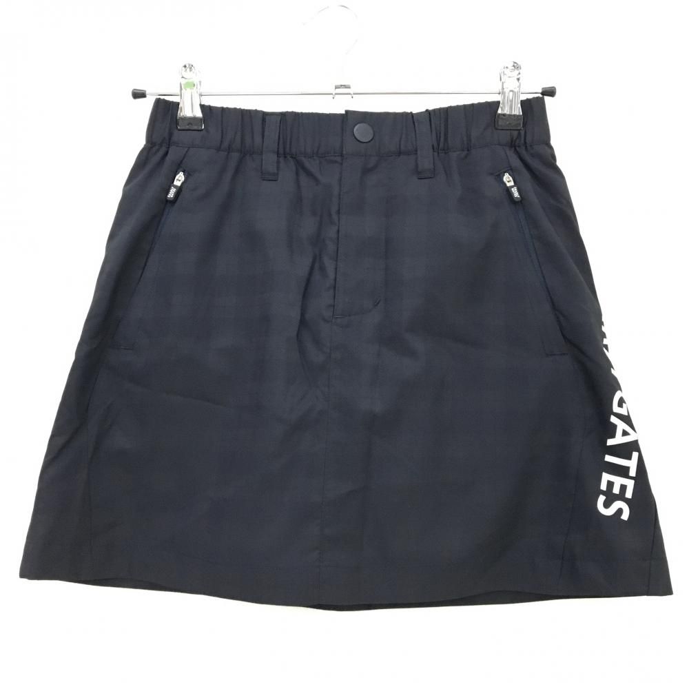 パーリーゲイツ スカート 黒 チャック 蓄熱裏地 サーモトロン ラジポカ レディース 00 XS ゴルフウェア PEARLY GATES